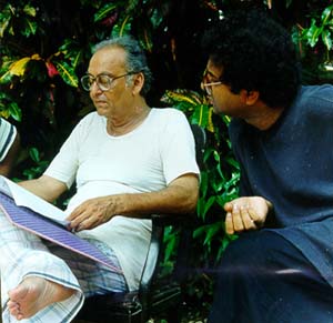 Soumitra Chatterjee and Rituparno Ghosh