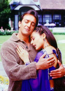 Sanjay Dutt and Namrata Shirodkar in Vaastav