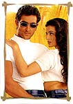 Hrithik Roshan and Amisha Patel in Kaho Naa... Pyaar Hai