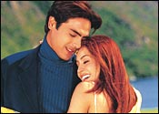 Arjun Rampal and Mahima Chaudhry in Dil Hai Tumhaara