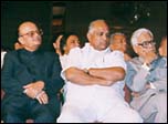 Arjun Singh, Sharad Pawar and Natwar Singh