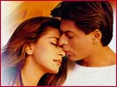 Juhi Chawla and Shah Rukh Khan in Phir Bhi Dil Hai Hindustani