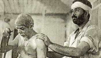 Vavachan and Biju Menon in Karunam