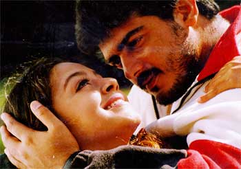 Ajith and Jyotika in Mugavari