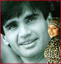 Sunil Shetty and Rambha in Krodh