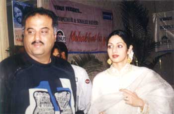 Boney Kapoor and Sridevi