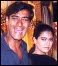 Ajay Devgan and Kajol