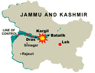 Map of Jammu and Kashmir