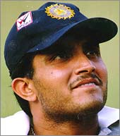 Indian skipper Sourav Ganguly