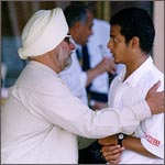 Bedi with Murali Karthik