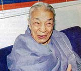 Actress Zohra Sehgal