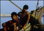 Morning tea aboard the trawler